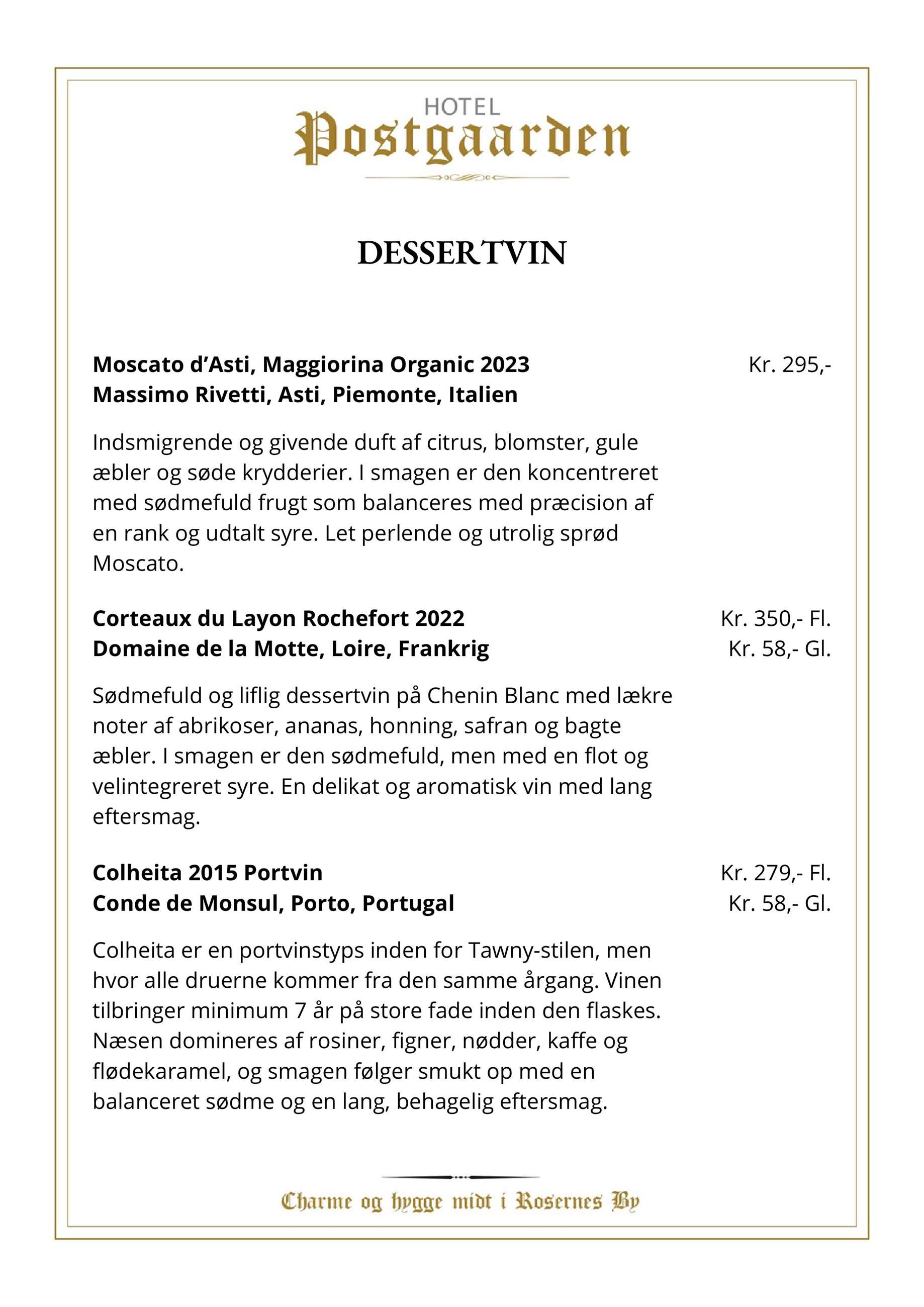 hotel postgaarden aften - drikkevarer kort 2025.pdf-images-8